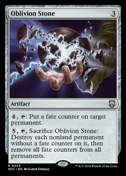 Oblivion Stone NM, English MTG Modern Horizons 3: Commander - Image 1