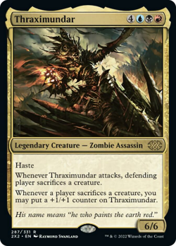 Thraximundar Double Masters 2022 NM Blue Black Red Rare MAGIC MTG CARD ABUGames - Image 1