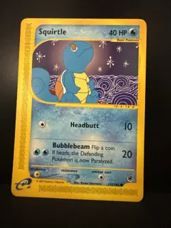 Squirtle - 132/165 Expedition Set - Pokemon Card - Image 1
