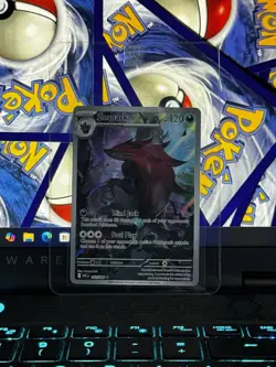 Pokemon Zoroark Illustration Rare White Flare Holo Card 143/086 - Image 1