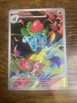 Pokemon Card TCG Ivysaur 134/132 Mega Evolution Illustration Rare - Image 1