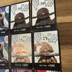 One Piece TCG Don Card!! Lot of 9 Foil Don cards - Image 2