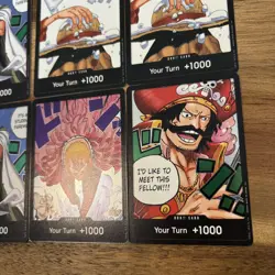 One Piece TCG Don Card!! Lot of 9 Foil Don cards - Image 3