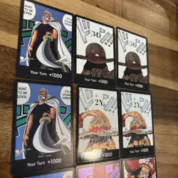 One Piece TCG Don Card!! Lot of 9 Foil Don cards - Image 4
