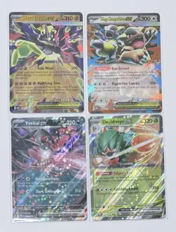 Pokemon 4x Card Lot - English Holo Foil - EX/Mega EX - NM - Image 1