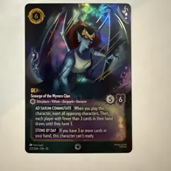 Demona-Scourge of the Wyvern Clan New Enchanted Lorcana Foil Card 227/204 Eng - Image 1