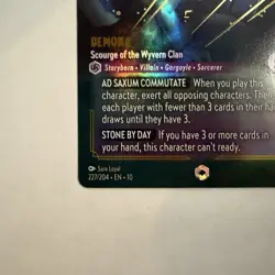 Demona-Scourge of the Wyvern Clan New Enchanted Lorcana Foil Card 227/204 Eng - Image 5