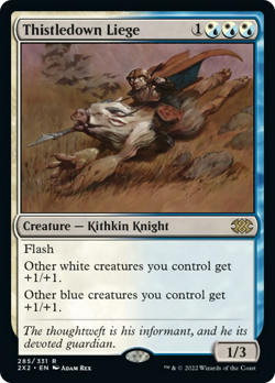 Thistledown Liege Double Masters 2022 MINT White Blue Rare MAGIC CARD ABUGames - Image 1