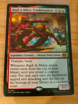 MTG Raph & Mikey, Troublemakers 0167 Teenage Mutant Ninja Turtles M/NM - Image 1