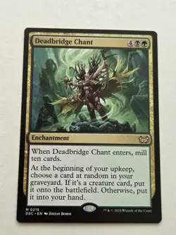 Deathbridge Chant X1 DSC MTG Commander Duskmourn - Image 1