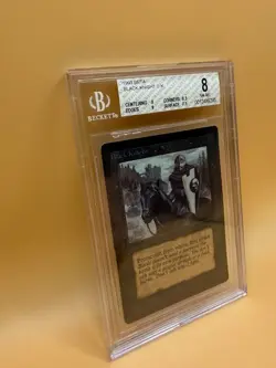 Black Knight – 1993 MTG Beta – BGS 8 NM-MT – Vintage Magic Icon - Image 3