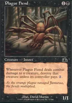 Plague Fiend NM, English MTG Prophecy - Image 1
