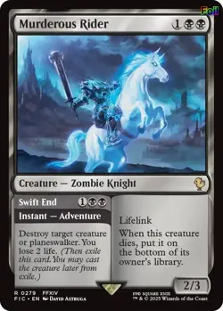 Murderous Rider (Surge Foil) 279 Commander: FINAL FANTASY NM EN - Image 1