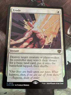 Erode x1 FOIL Secrets of Strixhaven SOS NM MTG - Image 1
