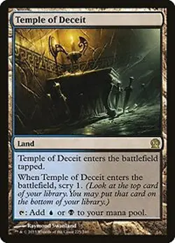 1x Temple of Deceit - LP MTG Foil - Theros - Image 1