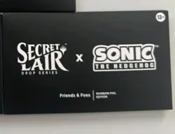 Magic The Gathering Secret Lair x Sonic: Friends Foes Rainbow Foil - Image 1