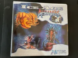 MTG Ice Age Alliances 1998 Ultra Pro Binder 3 Ring Magic The Gathering - Image 1