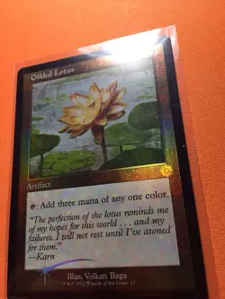 MTG Magic The Gathering Gilded Lotus LP Foil BRR Retro Frame Artifact - Image 2