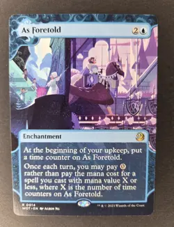 As Foretold | Wilds of Eldraine: Enchanting Tales WOT | R0014 Borderless NM MTG - Image 1