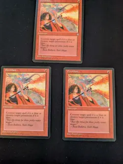 MTG 3x Pyroblast - Ice Age - LP - Image 1