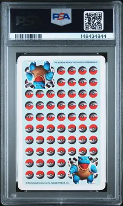 1998 POKEMON STADIUM BLUE VERSION PLAYING CARDS ACE OF CLUBS MEWTWO PSA 10 - Image 2