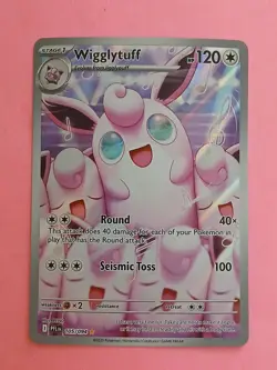 Pokemon Mega Evolution Phantasmal Flames Wigglytuff 105/094 Illustration Rare - Image 1