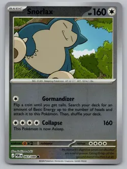 Snorlax 063/088 Common Perfect Order Pokemon Reverse Holo Near Mint - Image 1