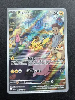 Pokemon Scarlet & Violet 151 Pikachu 173/165 Illustration Rare NM!!! - Image 1