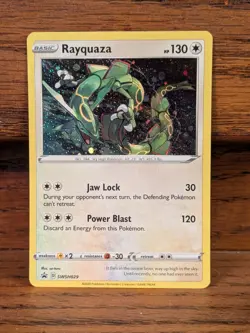 Pokemon TCG Rayquaza Sword & Shield SWSH029 Holo Promo Promo Near Mint - Image 1