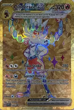 Cinderace ex 163 Holo P Scarlet & Violet Promo Pokemon NM - Image 1