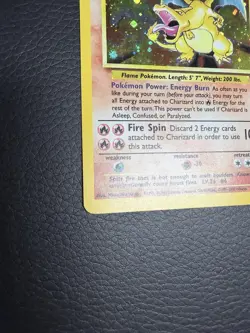 Pokemon Base Set 2 Charizard 4/130 Holo Rare Vintage WOTC LP Raw - Image 5