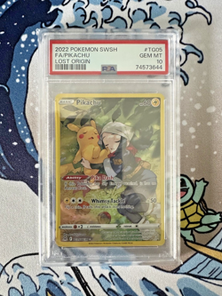 Pokemon Pikachu Lost Origin Full Art TG05 PSA 10 Gem Mint LOW POP! - Image 1