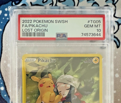 Pokemon Pikachu Lost Origin Full Art TG05 PSA 10 Gem Mint LOW POP! - Image 3