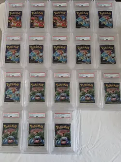 PSA 10 Pokemon Base Set Booster Pack Charizard WOTC 1999 Short Crimp - Image 3