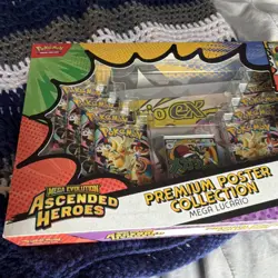 Pokemon Ascended Heroes Mega Lucario Premium Poster Collection Box - Image 4