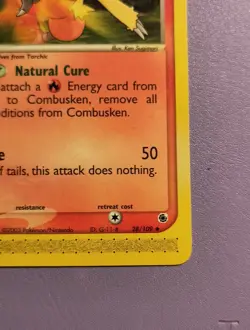 Pokemon TCG Combusken EX Ruby and Sapphire 28/109 Regular Uncommon - Image 4