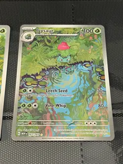 Bulbasaur Ivysaur Pokemon TCG MEW Set 2023 166/165 167/165 Lot of 2 - Image 2