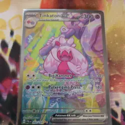 Pokemon TCG Tinkaton EX 262/193 Full Art Ultra Rare Paldea Evolved - Image 3