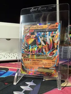 Pokemon TCG Primal Groudon EX 86/160 XY Primal Clash Ultra Rare Holo 240 HP - Image 1