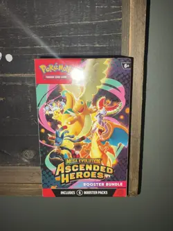 Pokemon TCG Mega Evolution Ascended Heroes Booster Bundle Box SEALED 6 Packs - Image 1