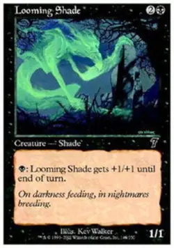 Looming Shade NM, English MTG 7th Edition - Image 1