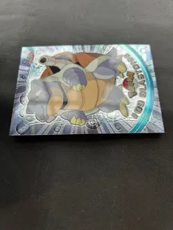 2000 Pokemon TV Topps Chrome Blastoise #9 - NM - Image 4