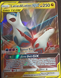 The Pokemon Company Latias & Latios GX SM-Team Up Ultra Rare Holo 113/181 250HP - Image 1