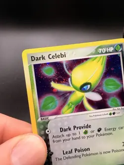 Pokemon TCG - Dark Celebi (4/101) EX Hidden Legends Holo, Holo Rare NM Swirl - Image 2