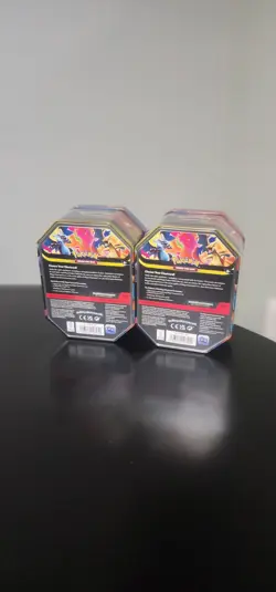 2026 Pokemon Mega Charizard X EX & Mega Charizard Y EX Tins Set - Image 2