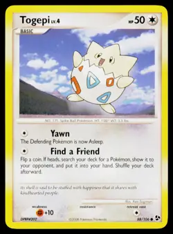 Togepi - 88/106 Common Pokemon Great Encounters NM - Image 1