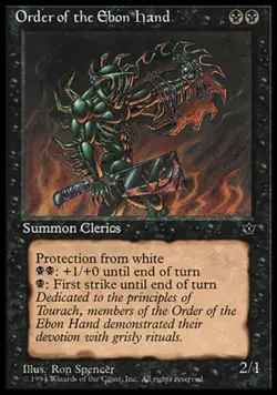 Order of the Ebon Hand (Spencer) NM, English MTG Fallen Empires - Image 1