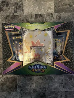 Pokemon Shiny Eldegoss V Collection Box Shining Fates Brand New/Factory Sealed - Image 2