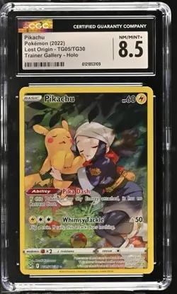 Pikachu - TG05/TG30 - CGC 8.5 (Pokemon TCG, SWSH11: Lost Origin Trainer Gallery) - Image 1