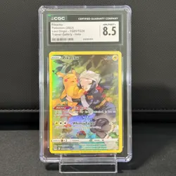 Pikachu - TG05/TG30 - CGC 8.5 (Pokemon TCG, SWSH11: Lost Origin Trainer Gallery) - Image 3